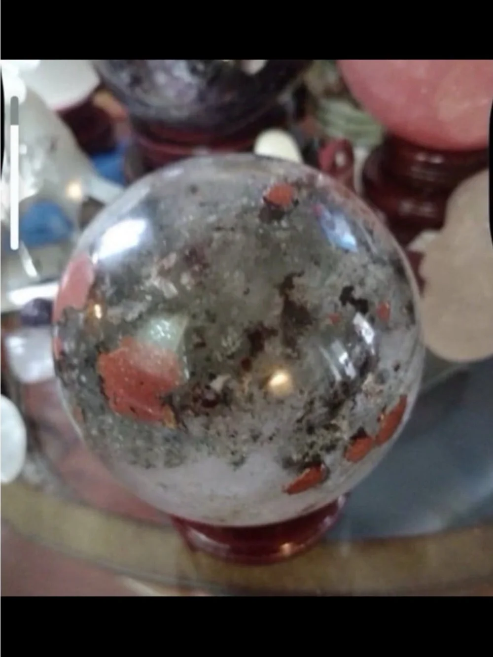 Garden Quartz Sphere 2lbs 9.2oz Gorgeous